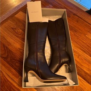 Tony Bianco Fantasy Heeled Boot in Chocolate Nappa